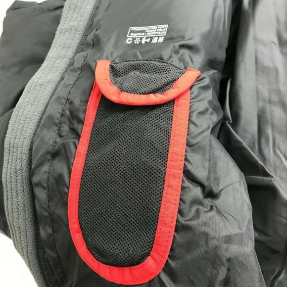 Nike Down Feather Puffy Puffer Coat Jacket, Black, Full Zip Youth 8-10 (Medium) - Picture 7 of 12